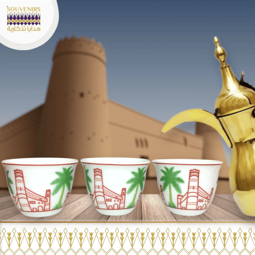 طقم 4 فناجيل قهوه ( المصمك )