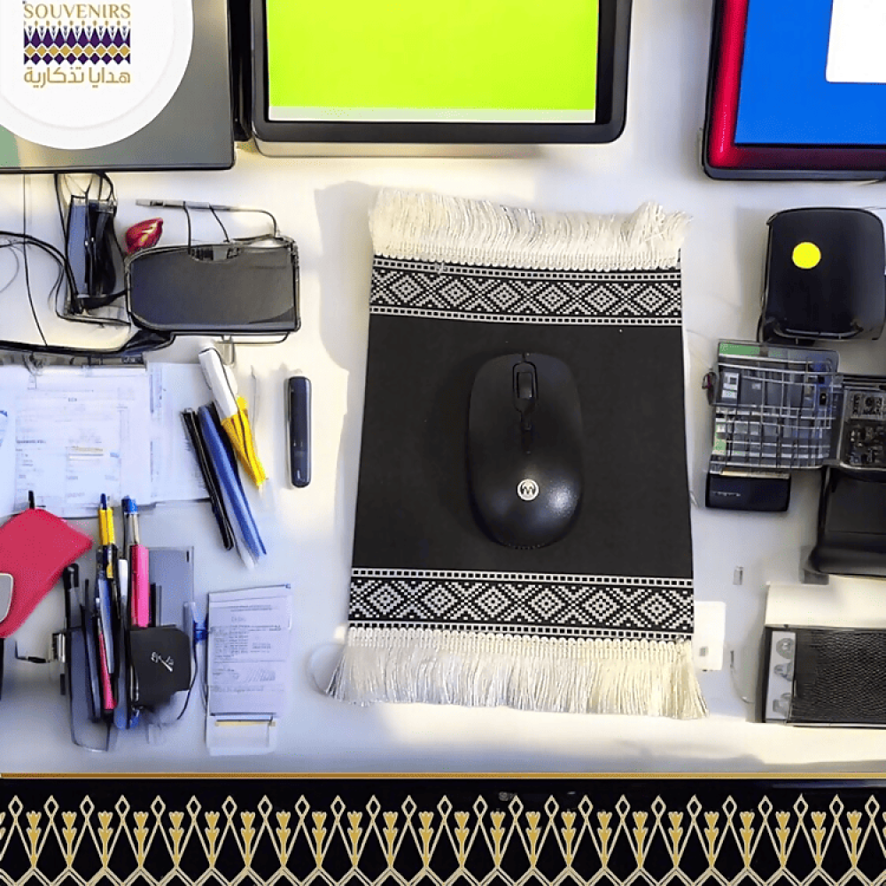 ماوس باد- لوحة تحكم ماوس - بنقش تراثي - هدايا تذكارية