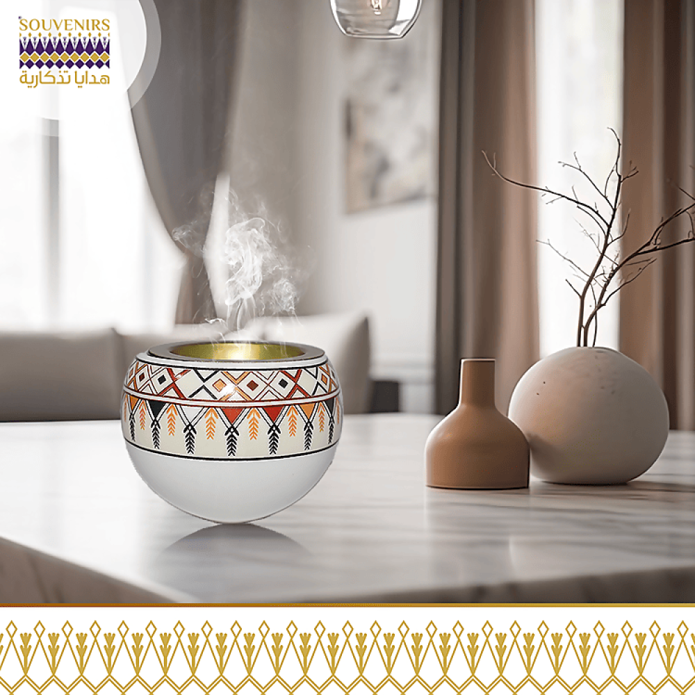 مبخرة سيراميك - القط العسيري - هدايا تذكارية