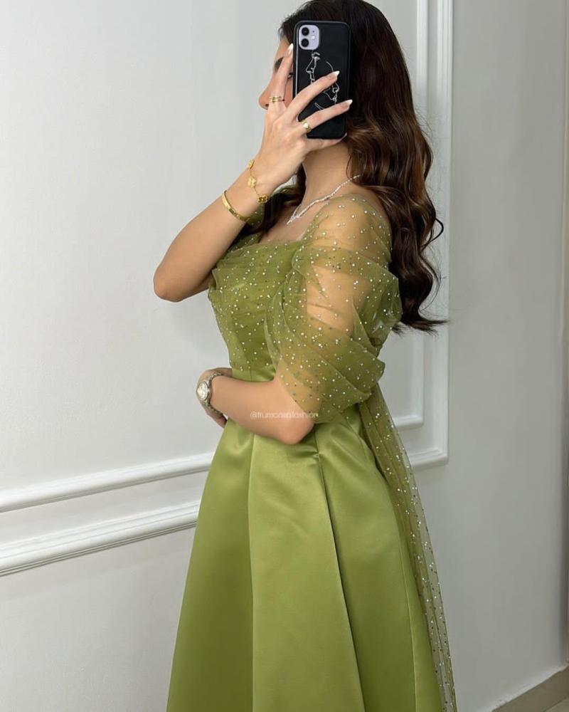 فستان سهرة الخامه ميكادو