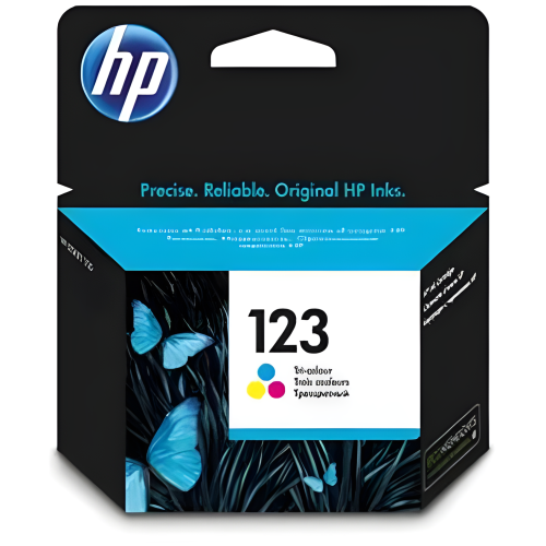 ‌HP 123 Color Original Ink Cartridge F6V16AE‌ حبر...