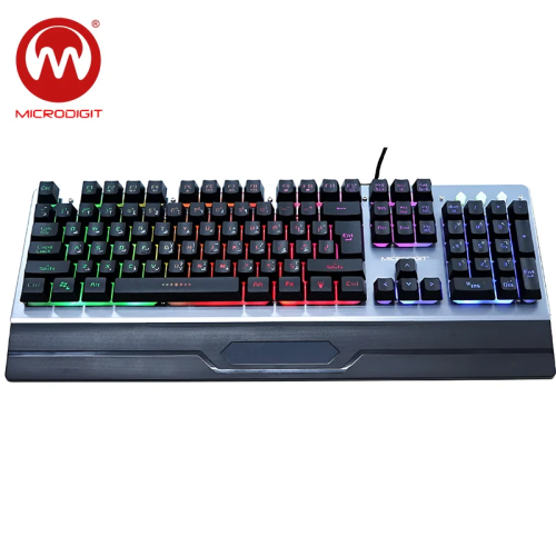 Keyboard Microdigit Md1007Gk Led Gaming‌ كيبورد‌