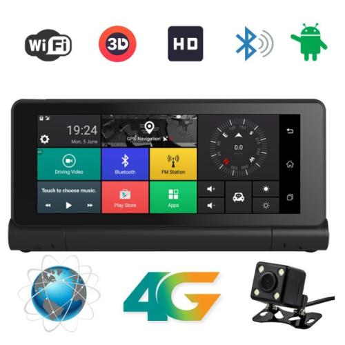 TE-D6U - شاشة طبلون اندرويد 6.9 " داش كام