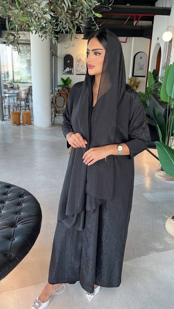 عباية ليزر لمعه قصة عادي