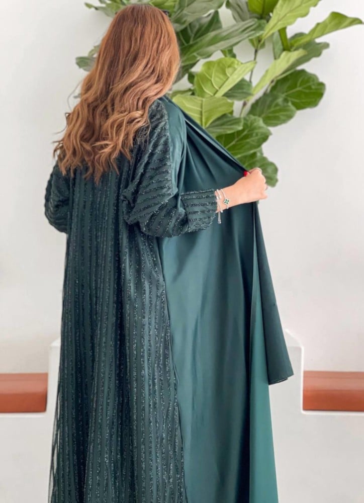 عباية حرير لمعه