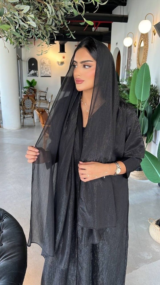 عباية ليزر لمعه قصة عادي