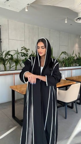 عباية منميت تطريز قيطان قصة عادي