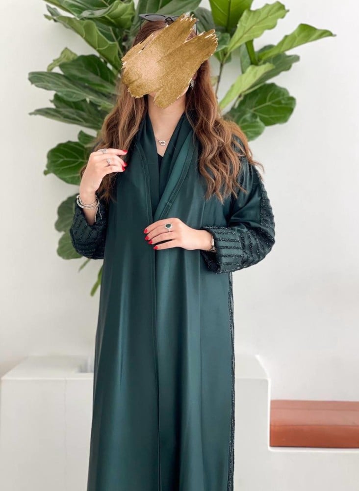 عباية حرير لمعه