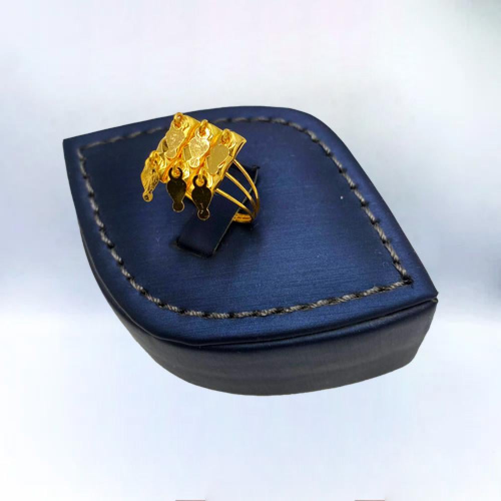 خاتم ذهب عيار 21 الوزن 2.10 جم