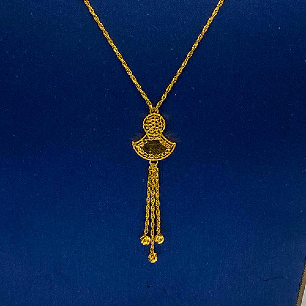 21 karat gold necklace, weight grams عقد الوفاء للذهب