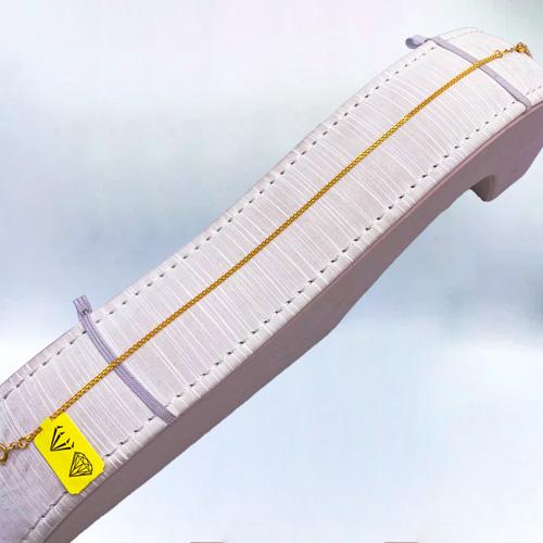 خلخال ذهب عيار 21 الوزن 1.53 جرام