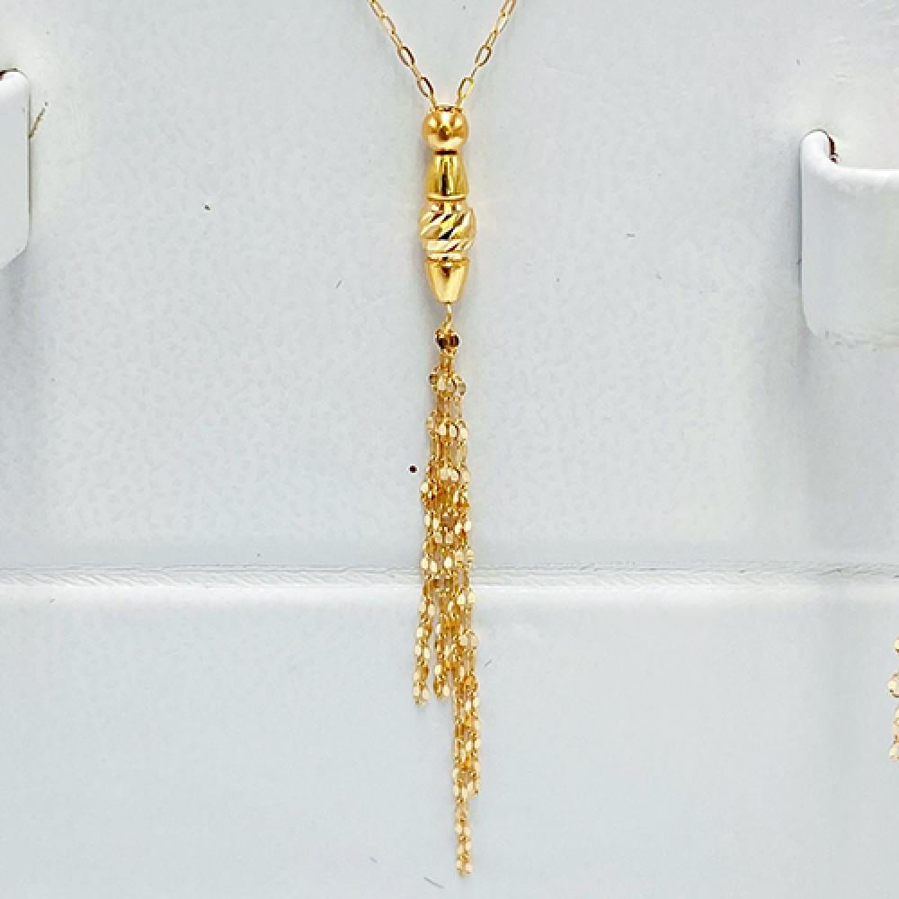21 karat gold set, weight 3.22 grams