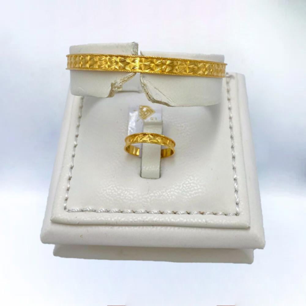 أسواره مع الخاتم ذهب عيار 21 الوزن 5.5 جرام