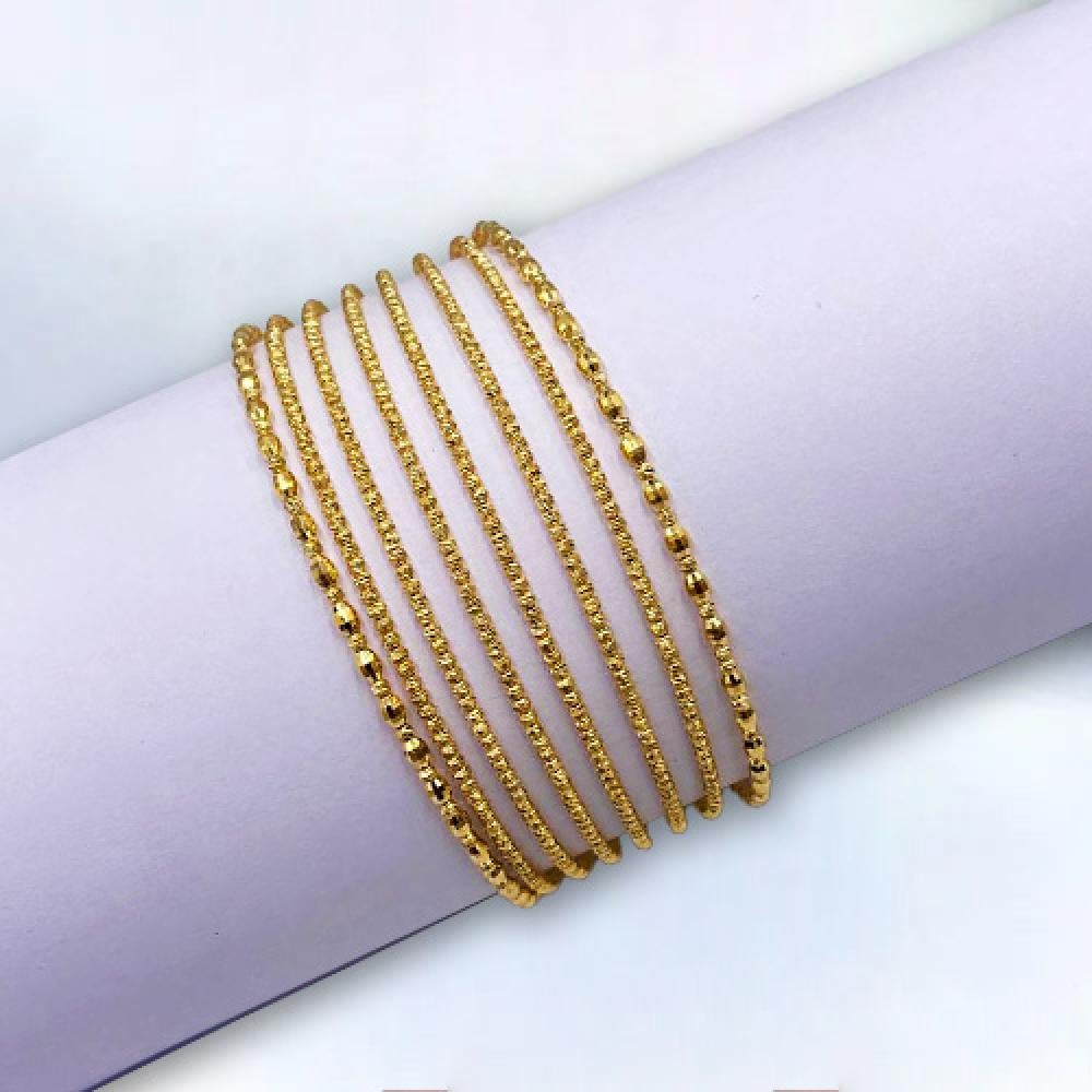 21 karat gold bracelet, weight grams عقد الوفاء للذهب