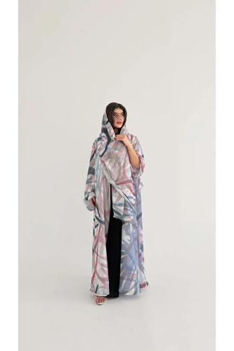 AYA MWT1075 - عباية طباعة | Printed Abaya