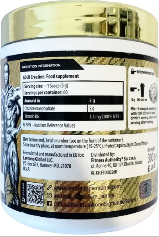 جولد كرياتين 60 حصه كيفين ليفرون Kevin Levrone 300 قرام