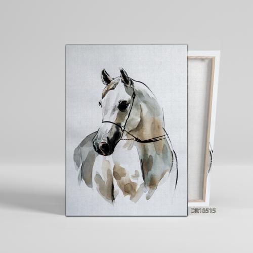 لوحة كانفس جدارية خيل D515
