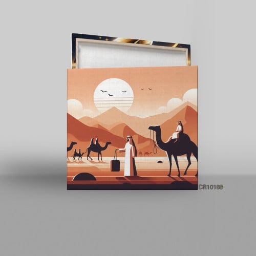 لوحة كانفس جدارية مطبوعة تراث 188
