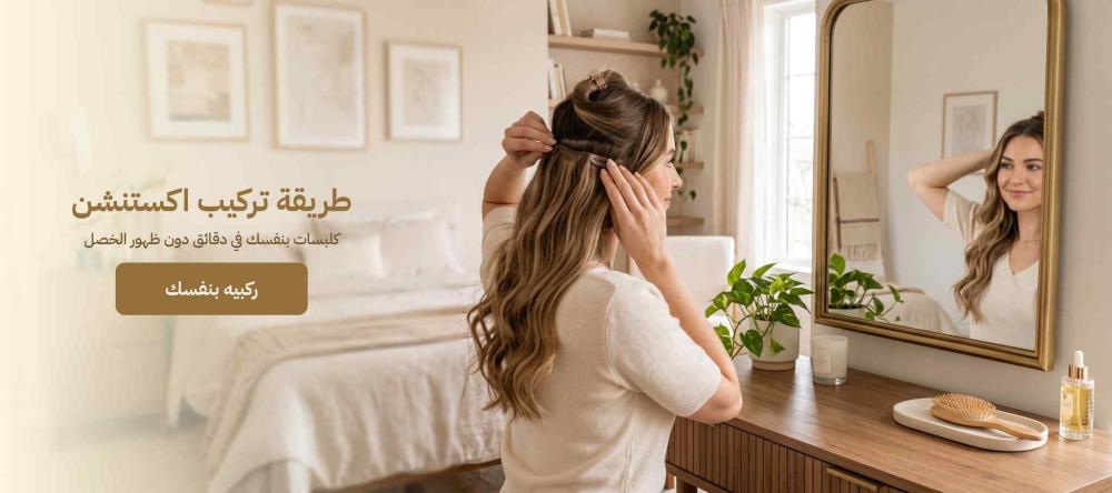 طريقة تركيب اكستنشن كلبسات بنفسك