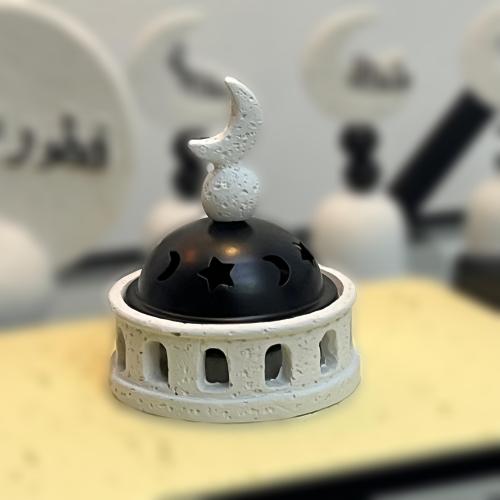 مبخر رخامي غطاه اسود