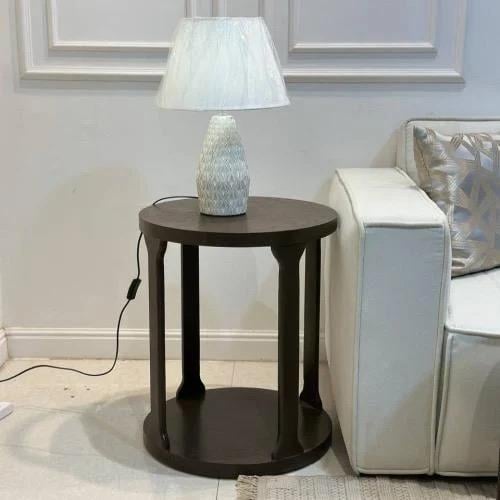 طاوله جانبية دورين بني