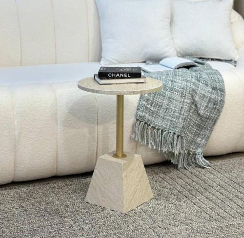 طاوله خدمه دائري بديل رخام