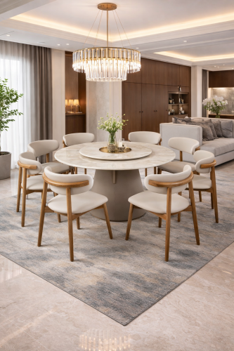 طاولة طعام رخام كرسي