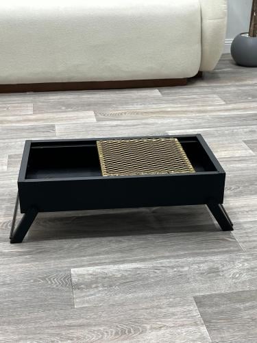 منقل صاج كامل رجل مسفط ارضي سطح شبك