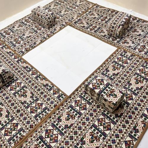 طقم فرش بر شعبي مع شنطه