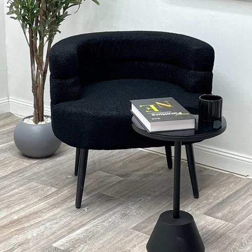 كرسي المشاهير بوكليه اسود