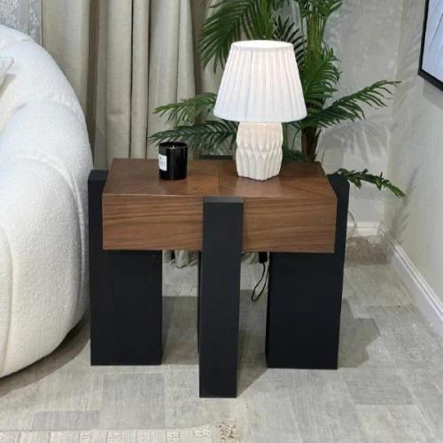 طاولة خدمة قشرة جوز الهند