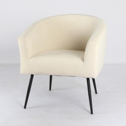 كرسي قماش بيج