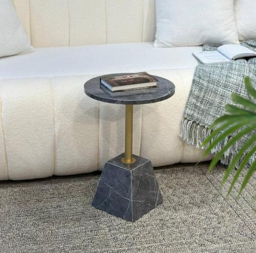 طاوله خدمه دائري بديل رخام