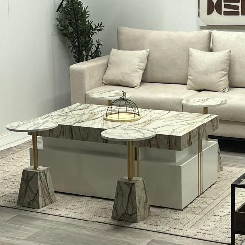 طقم طاوله تقديم  ضيافه كنب  بديل الرخام