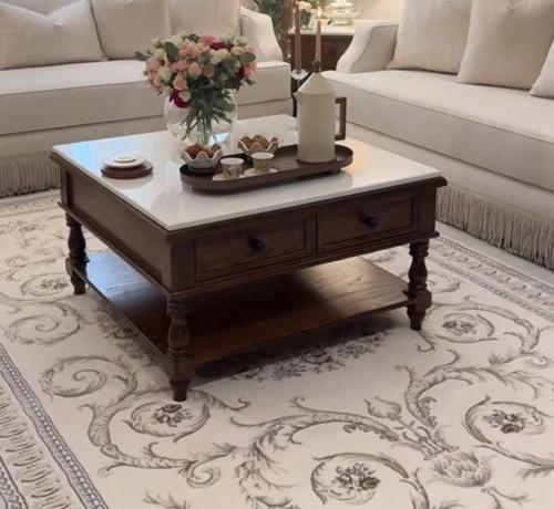 طاولة ضيافة سطح رخام