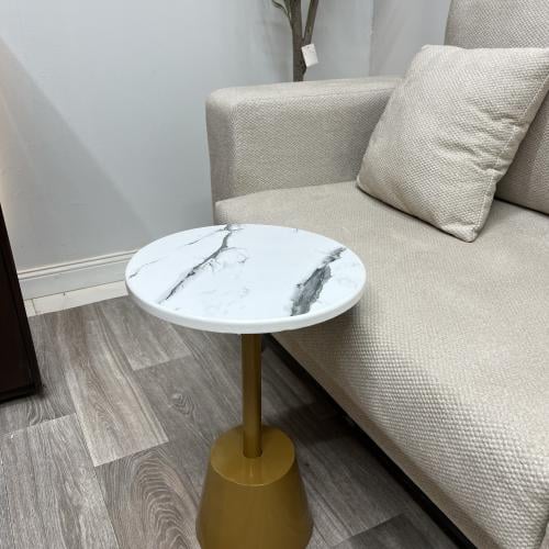 طاوله حديد ذهبي م