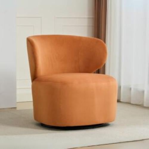 كرسي بفاخر اللون برتقالي