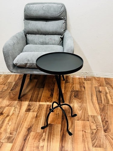 طاوله خدمه دائري اسود