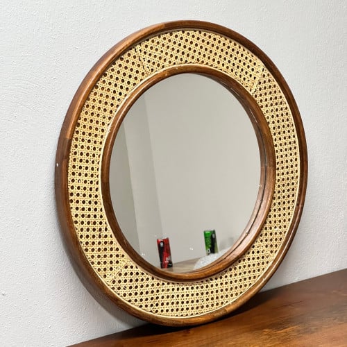 مرايه راتان دائري