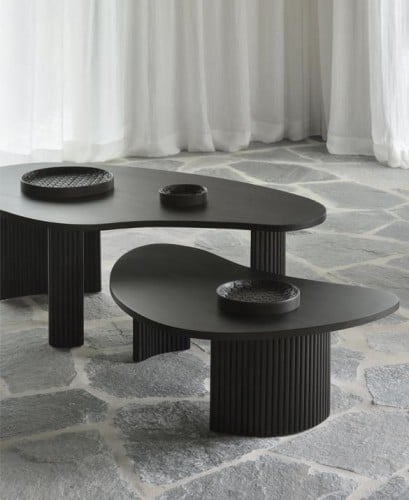 طقم طاولات خشب 2حبه