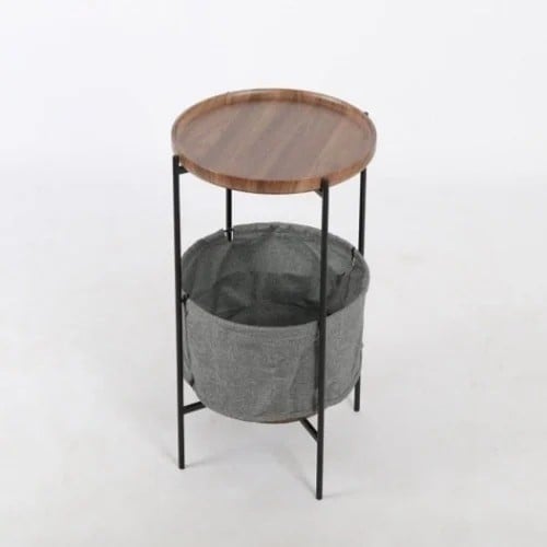 طاوله خدمه سطح خشبي