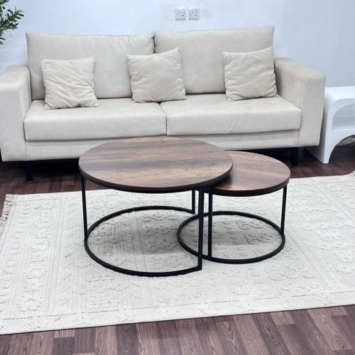 طقم طاولتين متداخلتين