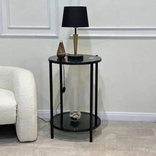 طاولة جانبية دورين اللون اسود