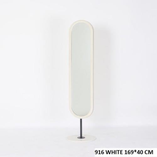 مرايه شكل انيق حواف قماش اسود