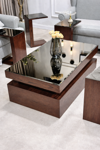 طقم طاولات مع 6 خدمة