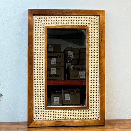 مرايه راتان مستطيل