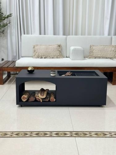 منقل بكس ديكور صاج لون اسود