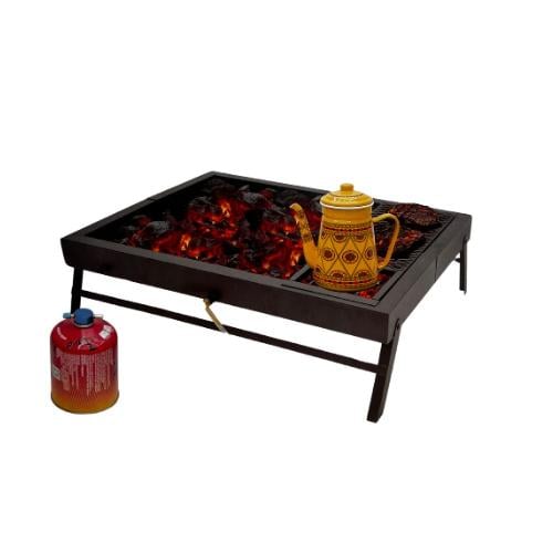 منقل قابل للسفط مع شنطه