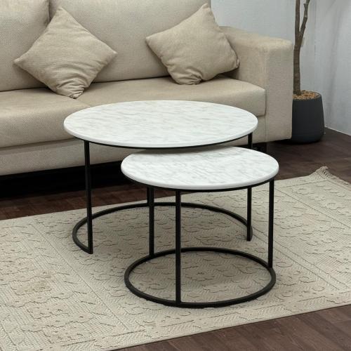 طقم طاولتين متداخلتين