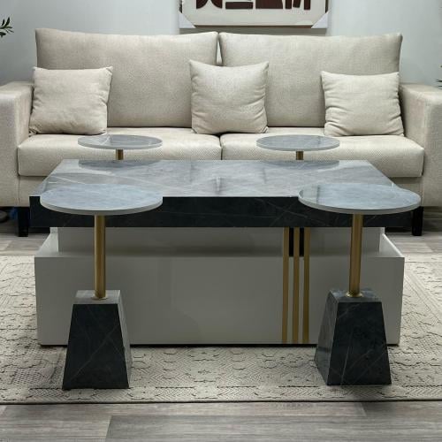 طقم طاوله  تقديم ضيافه كنب  بديل الرخام